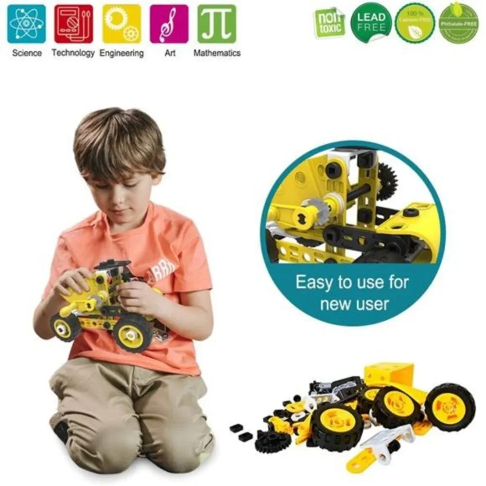 Building Toys for 6+ Years Old Boys and Girls - 8in1‎  Engineering Building Toy